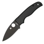 SPYDERCO SHAMAN BLACK G-10 BLACK BLADE C229GPBK