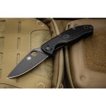 SPYDERCO TENACIOUS LIGHTWEIGHT BLACK BLADE C122PBBK - Image 6