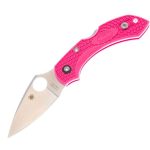 SPYDERCO DRAGONFLY 2 PINK LIGHTWEIGHT CPM S30V PLAINEDGE C28FPPNS30V2
