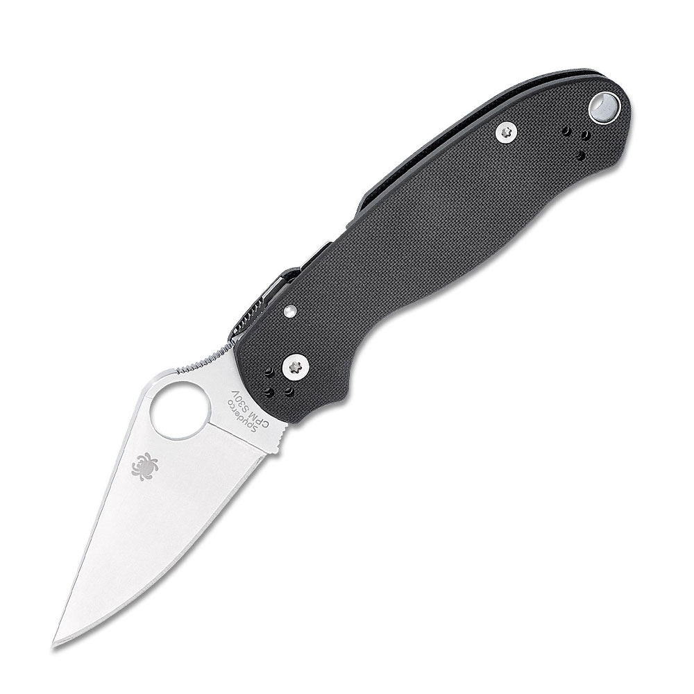 SPYDERCO PARA 3 BLACK G-10 PLAINEDGE C223GP (2) SPYDERCO PARA 3 BLACK G-10 PLAINEDGE C223GP - Image 1