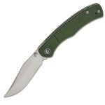 CIVIVI Clingman-Green Canvas Micarta Handle Satin Finished Nitro-V Blade C23065-4