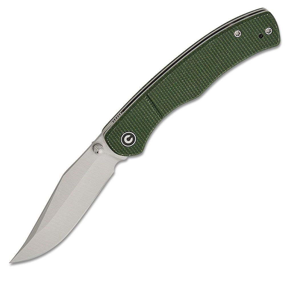 CIVIVI-Clingman-Green-Canvas-Micarta-Handle-Satin-Finished-Nitro-V-Blade-C23065-4-(1) CIVIVI Clingman-Green Canvas Micarta Handle Satin Finished Nitro-V Blade C23065-4 - Image 1