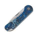 CIVIVI Elementum Slip Joint-Blue Ocean Resin Handle Satin Finished 14C28N Blade C18062AJ-4 - Image 2