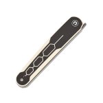 CIVIVI KwaiQ-Milled Ivory/Black G10 Handle Damascus Blade C23015-DS1 - Image 3