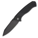 CIVIVI Placoid-Black Coarse G10 Handle Black Stonewashed 14C28N Blade C23079-1