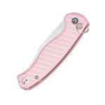 CIVIVI Stormhowl-Milled Light Pink Aluminum Handle Satin Finished Nitro-V Blade C23040B-3 - Image 3