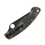 SPYDERCO MILITARY 2 CAMO G-10 BLACK BLADE PLAINEDGE C36GPCMOBK2 - Image 2