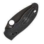 SPYDERCO Manix 2 Folding Knife 3-3/8" BD-1 Black Plain Blade, Black FRCP Handles, Ball Bearing Lock C101PBBK2 - Image 2