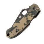 SPYDERCO PARA 3 CAMO G-10 BLACK BLADE PLAINEDGE C223GPCMOBK - Image 3