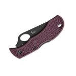 SPYDERCO SP MANBUG BURGUNDY LIGHTWEIGHT CTS-PD#1 BLACK BLADE PLAINEDGE MBBGBKP - Image 2