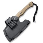 CIVIVI Aratra - Diamond Patterned Tan G10 Handle Stonewashed D2 Blade C21041-3 - Image 2