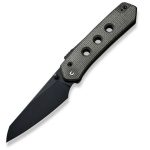CIVIVI Vision FG - Dark Green Canvas Micarta Handle Black Nitro-V Blade C22036-3