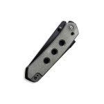 CIVIVI Vision FG - Dark Green Canvas Micarta Handle Black Nitro-V Blade C22036-3 - Image 2