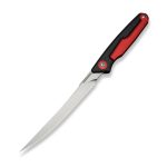 CIVIVI Shawka - Black And Red Aluminum Handle Satin Finished 14C28N Blade C22029B-1 - Image 2