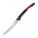 CIVIVI Shawka - Black And Red Aluminum Handle Satin Finished 14C28N Blade C22029B-1