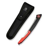 CIVIVI Shawka - Black And Red Aluminum Handle Satin Finished 14C28N Blade C22029B-1 - Image 3