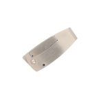 Mcusta Mcusta Kamon Kikyo Crest Money Clip Folding Knife 1.875" Satin Plain Blade, Stainless Steel Handles, Liner Lock MC-0082 - Image 3