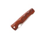 Mcusta Mcusta Tactility Elite Folding Knife 3.68" SPG2 San Mai Drop Point Blade, Ironwood Handles, Liner Lock MC-0125G - Image 2