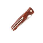 Mcusta Mcusta Tactility Elite Folding Knife 3.68" SPG2 San Mai Drop Point Blade, Ironwood Handles, Liner Lock MC-0125G - Image 3