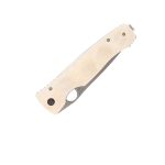 Mcusta Mcusta Tactility Elite Folding Knife 3.68" SPG2 San Mai Drop Point Blade, White Corian Handles, Liner Lock MC-0126G - Image 2