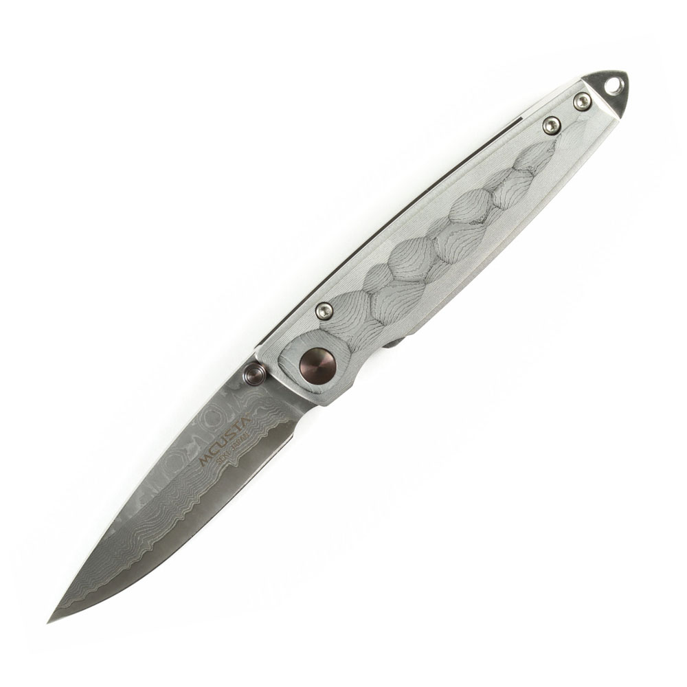 Mcusta Mcusta Tsuchi Classic Damascus Folder 2.75 Blade, Damascus Handles, Liner Lock MC-0034D (3) Mcusta Mcusta Tsuchi Classic Damascus Folder 2.75" Blade, Damascus Handles, Liner Lock MC-0034D - Image 1
