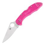 Spyderco DELICA 4 PINK LIGHTWEIGHT CPM S30V PLAINEDGE C11FPPNS30V