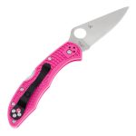 Spyderco DELICA 4 PINK LIGHTWEIGHT CPM S30V PLAINEDGE C11FPPNS30V - Image 2