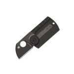 Spyderco DOG TAG FOLDER CARBON FIBER PLAINEDGE C188CFBBKP