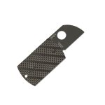 Spyderco DOG TAG FOLDER CARBON FIBER PLAINEDGE C188CFBBKP - Image 2