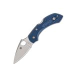 Spyderco DRAGONFLY 2 COBALT BLUE FRN CPM SPY27 PLAINEDGE C28PCBL2