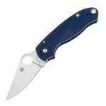 Spyderco PARA 3 COBALT BLUE G-10 CPM SPY27 PLAINEDGE C223GPCBL