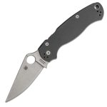 Spyderco Paramilitary 2 Folding Knife 3.47" Maxamet Satin Blade,  Dark Gray G10 Handles, Compression Lock C81GPDGY2