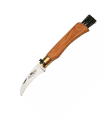 Old Bear OLIVE-wood handle, satined W 1.4060 steel mushroom picking blade