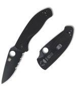 Spyderco TENACIOUS BLACK G-10 BLACK BLADE PLAINEDGE - Image 4