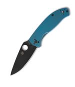 Spyderco TENACIOUS BLUE TI BLACK PLAINEDGE