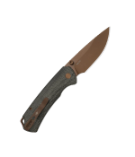 T1 BD  Button Liner Lock  Nitro-V  Norplex UltreX Micarta  Sunset Metal PVD - Image 3