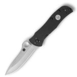 Spyderco SP STARMATE BLACK G-10 CPM20CV PLAINEDGE