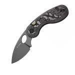 Microbe  14C28N  Vortex Micarta  Semi-Circula Button Liner Lock