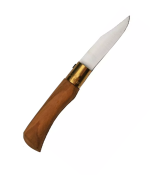 Old Bear OLIVE -wood handle, satined W 1.4060 stainless steel blade ("XS" size) - Image 3