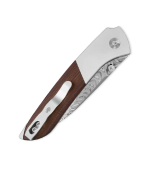 Spitfire  Damascus Steel  Aluminum & Mkuruti Wood - Image 4