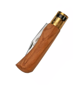 Old Bear OLIVE -wood handle, satined W 1.4060 stainless steel blade ("XS" size) - Image 4