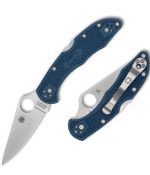 Spyderco DELICA 4 COBALT BLUE FRN CPM SPY27 PLAINEDGE - Image 4