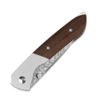 Spitfire  Damascus Steel  Aluminum & Mkuruti Wood - Image 5