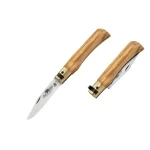 Old Bear OLIVE-wood handle, satin with rounded tip W 1.4060 blade; ("S" size) - Image 5