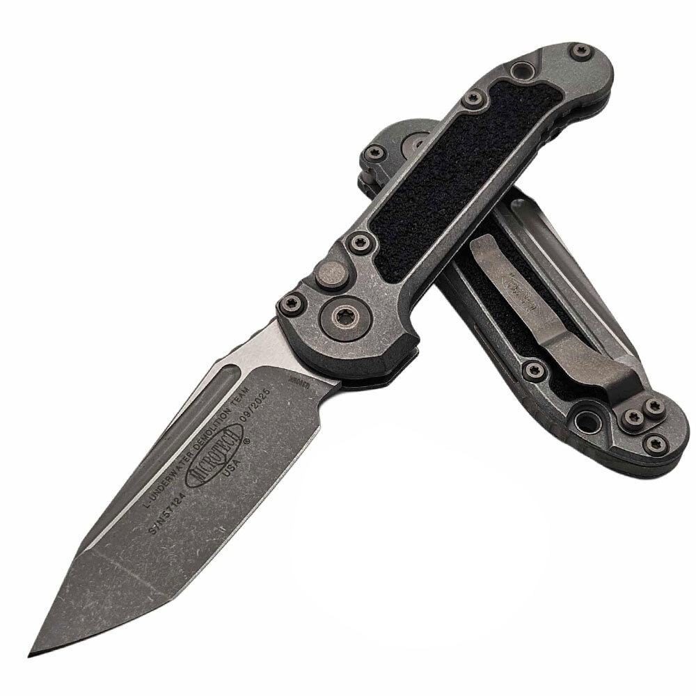 Microtech-Ludt-2 Microtech LUDT GEN III T/E APOCALYPTIC STANDARD weathered metal - Image 1