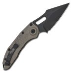 Microtech STITCH BLACK FULL SERRATE NATURAL CLEAR - Image 2