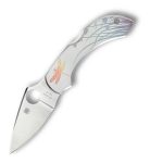 Spyderco Dragonfly Tattoo Stainless Plainedge C28PT