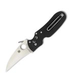 Spyderco P'kal Black G-10 Plainedge C103GP