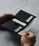 Ark Bifold Cash Wallet  - Black Axoflux 300D AD010620121 - Image 6