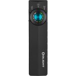 OLIGHT ArkPro Lite (Matte Black) Flat EDC Flashlight with LED Light, Red Light and UV.